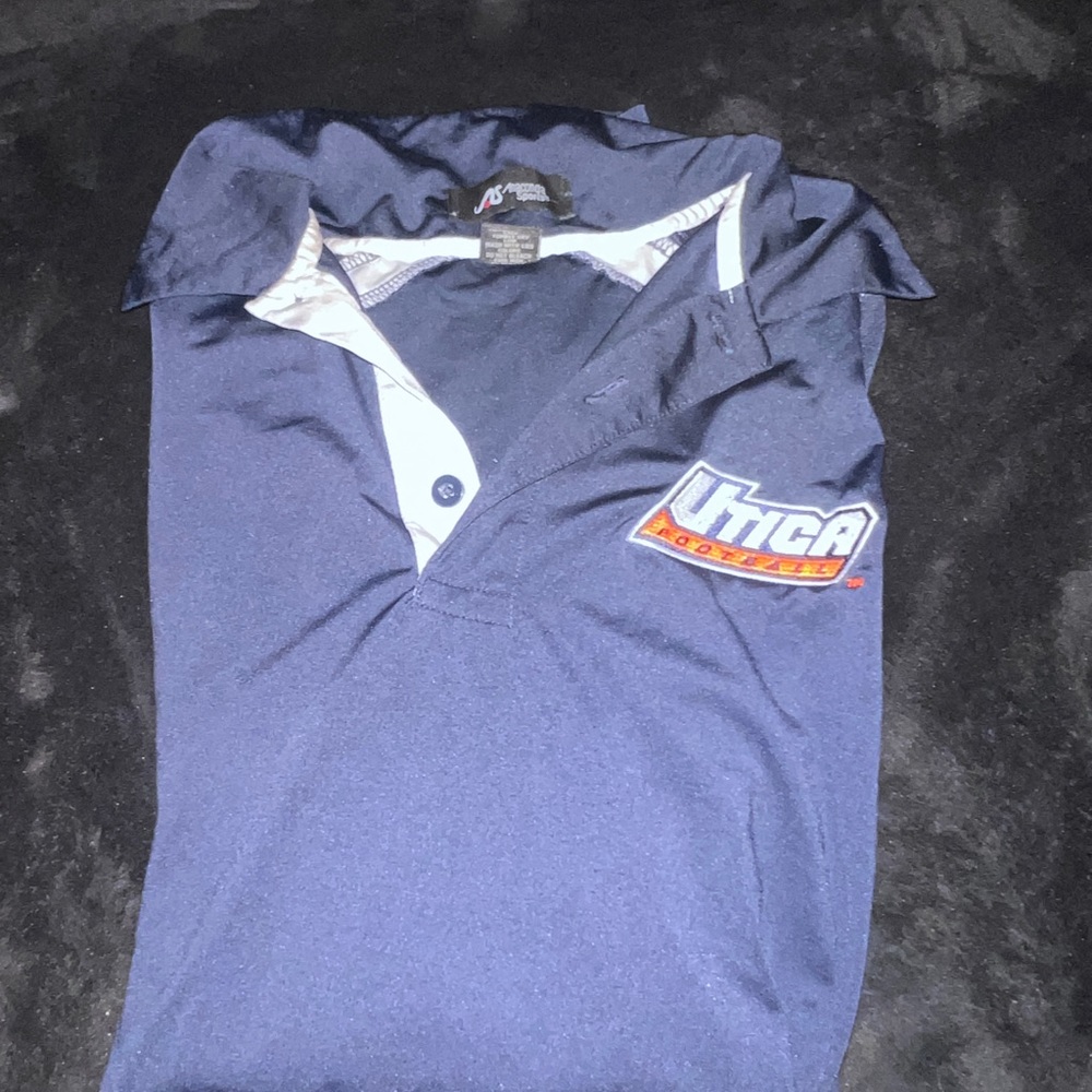 Men’s Football polo. Utica University